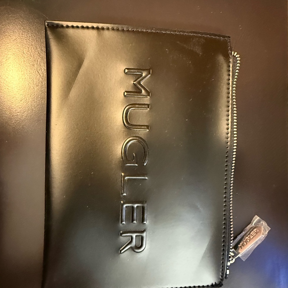 Mugler Black Toiletry Bag for Men